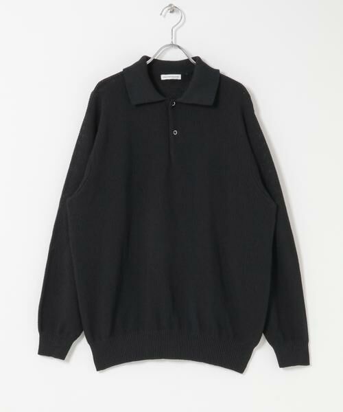 URBAN RESEARCH DOORS / アーバンリサーチ ドアーズ ニット・セーター | DRYMIX カノコロングスリーブニットポロシャツ | 詳細1