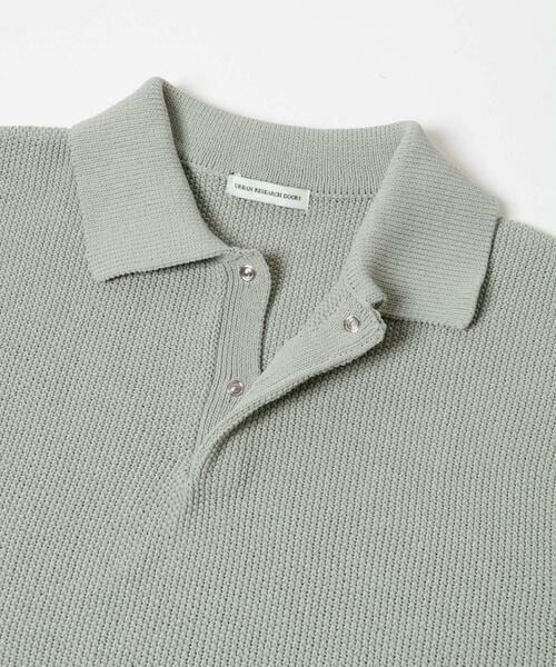 URBAN RESEARCH DOORS / アーバンリサーチ ドアーズ ニット・セーター | 『吸水速乾/防シワ/イージーケア/UVカット』DRYMIX カノコロングスリーブニットポロシャツ | 詳細27