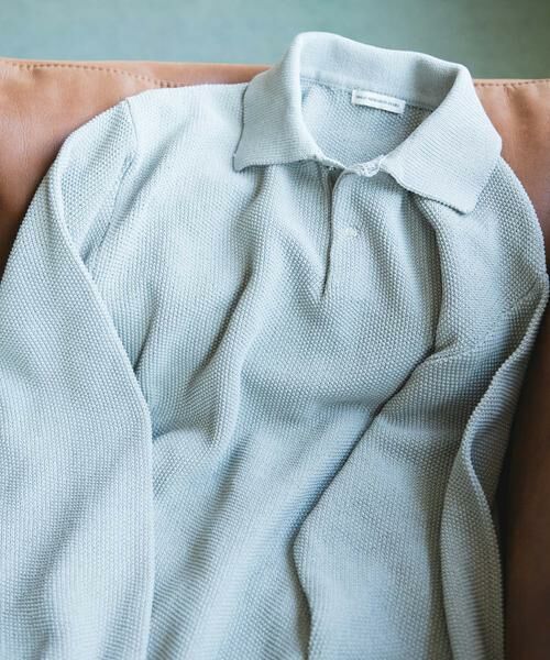URBAN RESEARCH DOORS / アーバンリサーチ ドアーズ ニット・セーター | DRYMIX カノコロングスリーブニットポロシャツ | 詳細5