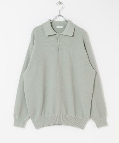 URBAN RESEARCH DOORS / アーバンリサーチ ドアーズ ニット・セーター | DRYMIX カノコロングスリーブニットポロシャツ | 詳細6
