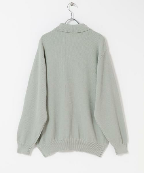 URBAN RESEARCH DOORS / アーバンリサーチ ドアーズ ニット・セーター | DRYMIX カノコロングスリーブニットポロシャツ | 詳細9