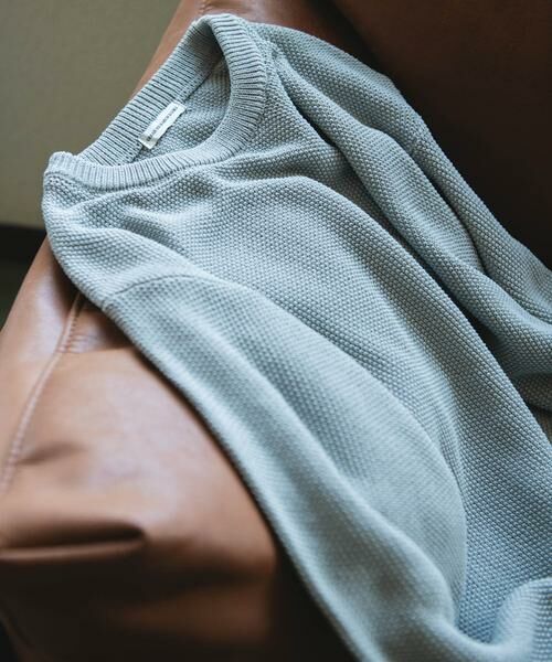 URBAN RESEARCH DOORS / アーバンリサーチ ドアーズ ニット・セーター | DRY MIX カノコ ロングスリーブクルーネックニット | 詳細10