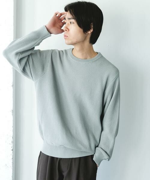URBAN RESEARCH DOORS / アーバンリサーチ ドアーズ ニット・セーター | 『吸水速乾/防シワ/イージーケア/UVカット』DRYMIX カノコロングスリーブクルーネックニット | 詳細29