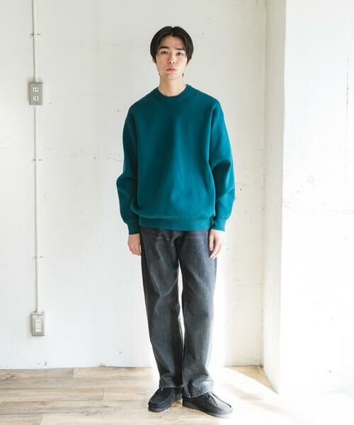 URBAN RESEARCH DOORS / アーバンリサーチ ドアーズ ニット・セーター | 『UR TECH Renew Knit』クルーネックプルオーバー | 詳細12