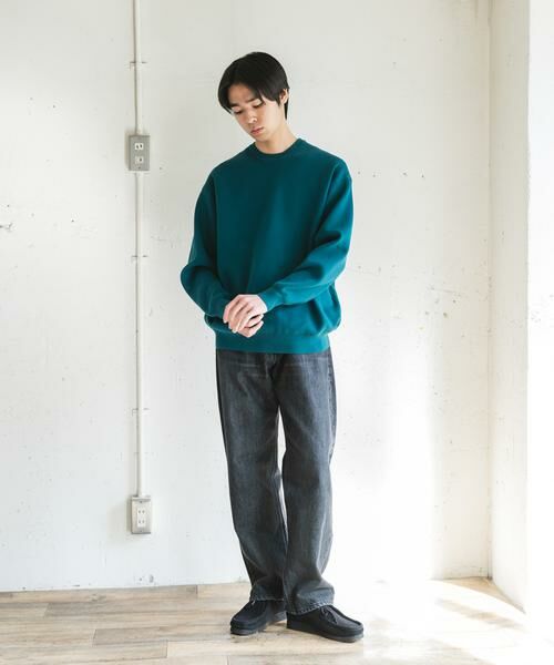 URBAN RESEARCH DOORS / アーバンリサーチ ドアーズ ニット・セーター | 『UR TECH Renew Knit』クルーネックプルオーバー | 詳細13