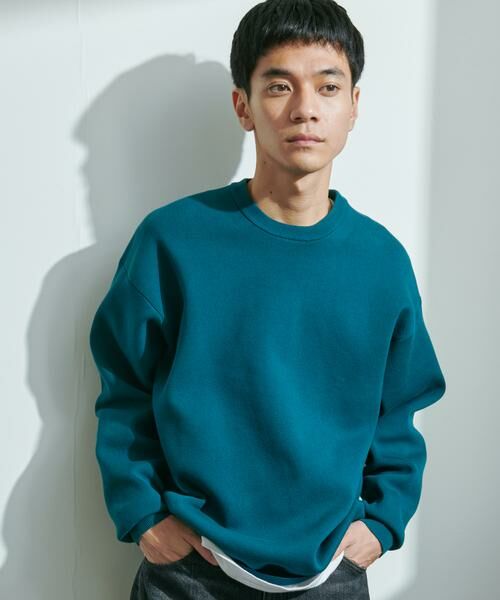 URBAN RESEARCH DOORS / アーバンリサーチ ドアーズ ニット・セーター | 『UR TECH Renew Knit』クルーネックプルオーバー | 詳細2