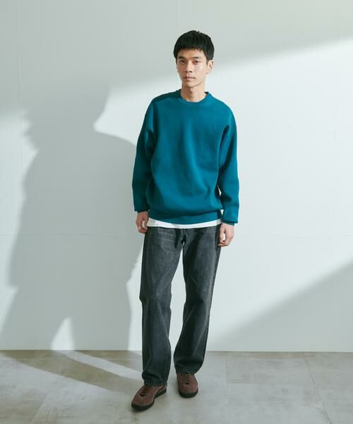 URBAN RESEARCH DOORS / アーバンリサーチ ドアーズ ニット・セーター | 『UR TECH Renew Knit』クルーネックプルオーバー | 詳細6