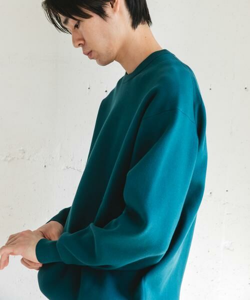 URBAN RESEARCH DOORS / アーバンリサーチ ドアーズ ニット・セーター | 『UR TECH Renew Knit』クルーネックプルオーバー | 詳細9