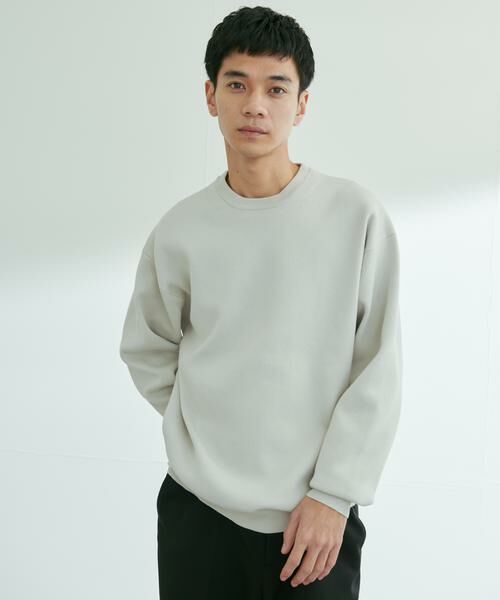 URBAN RESEARCH DOORS / アーバンリサーチ ドアーズ ニット・セーター | 『UR TECH Renew Knit』クルーネックプルオーバー | 詳細17