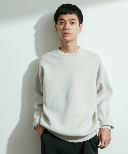 URBAN RESEARCH DOORS / アーバンリサーチ ドアーズ ニット・セーター | 『UR TECH Renew Knit』クルーネックプルオーバー | 詳細18