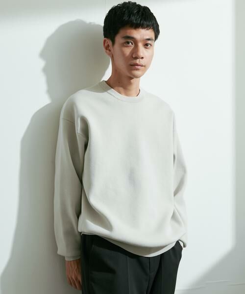 URBAN RESEARCH DOORS / アーバンリサーチ ドアーズ ニット・セーター | 『UR TECH Renew Knit』クルーネックプルオーバー | 詳細19