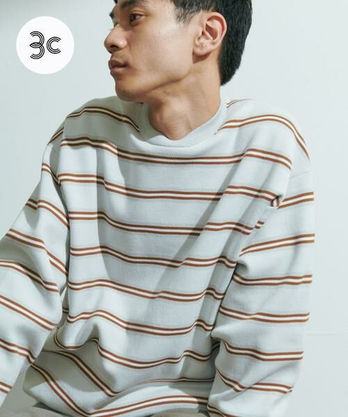 URBAN RESEARCH DOORS / アーバンリサーチ ドアーズ ニット・セーター | 『UR TECH Renew Knit』クルーネックプルオーバー（グレー系その他）