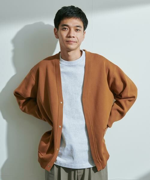 URBAN RESEARCH DOORS / アーバンリサーチ ドアーズ カーディガン・ボレロ | 『UR TECH Renew Knit』Vネックカーディガン | 詳細2