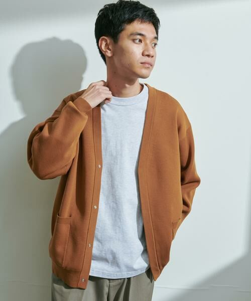 URBAN RESEARCH DOORS / アーバンリサーチ ドアーズ カーディガン・ボレロ | 『UR TECH Renew Knit』Vネックカーディガン | 詳細3