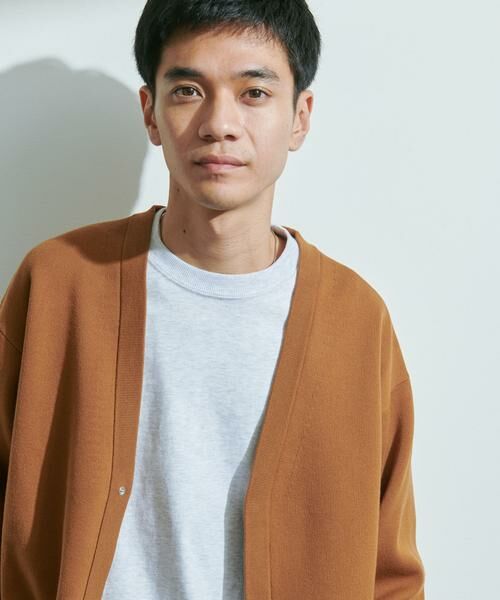 URBAN RESEARCH DOORS / アーバンリサーチ ドアーズ カーディガン・ボレロ | 『UR TECH Renew Knit』Vネックカーディガン | 詳細5