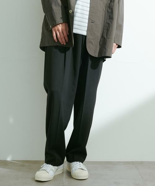 URBAN RESEARCH DOORS / アーバンリサーチ ドアーズ その他パンツ | 『UR TECH』完声2タックワイドトラウザー | 詳細2