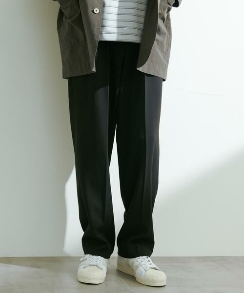 URBAN RESEARCH DOORS / アーバンリサーチ ドアーズ その他パンツ | 『UR TECH』完声2タックワイドトラウザー | 詳細3