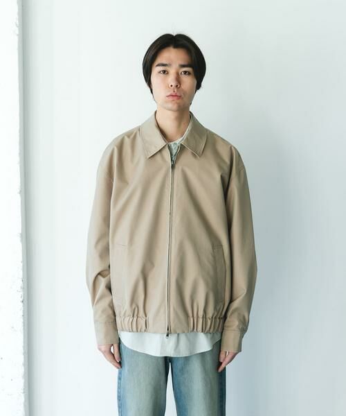 URBAN RESEARCH DOORS / アーバンリサーチ ドアーズ ブルゾン | ヘムシャーリング フルジップ ブルゾン | 詳細28