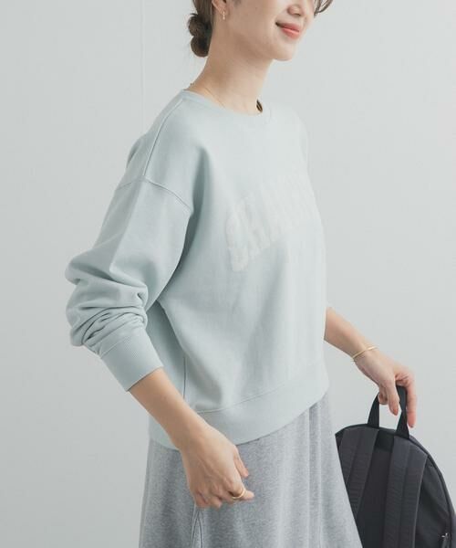 URBAN RESEARCH DOORS / アーバンリサーチ ドアーズ スウェット | カレッジロゴ刺繍スウェット | 詳細1