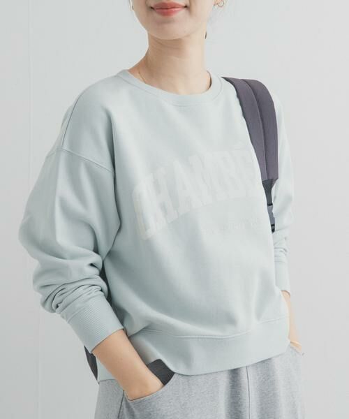 URBAN RESEARCH DOORS / アーバンリサーチ ドアーズ スウェット | カレッジロゴ刺繍スウェット | 詳細2