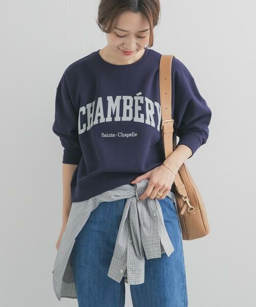 URBAN RESEARCH DOORS / アーバンリサーチ ドアーズ スウェット | カレッジロゴ刺繍スウェット | 詳細13