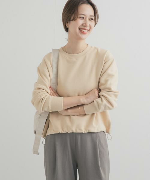 URBAN RESEARCH DOORS / アーバンリサーチ ドアーズ スウェット | コットンスウェットヘムドロストプルオーバー | 詳細3