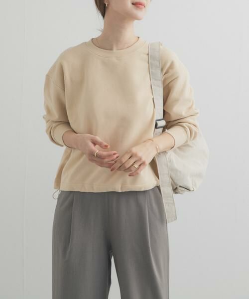 URBAN RESEARCH DOORS / アーバンリサーチ ドアーズ スウェット | コットンスウェットヘムドロストプルオーバー | 詳細4