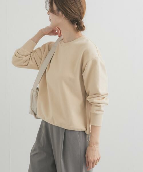 URBAN RESEARCH DOORS / アーバンリサーチ ドアーズ スウェット | コットンスウェットヘムドロストプルオーバー | 詳細5
