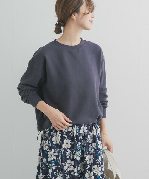 URBAN RESEARCH DOORS / アーバンリサーチ ドアーズ スウェット | コットンスウェットヘムドロストプルオーバー | 詳細11