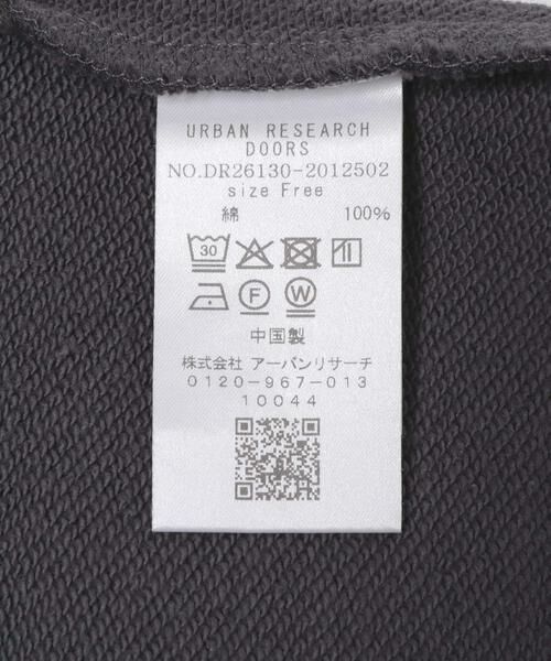 URBAN RESEARCH DOORS / アーバンリサーチ ドアーズ スウェット | コットンスウェットヘムドロストプルオーバー | 詳細22