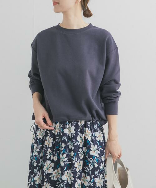 URBAN RESEARCH DOORS / アーバンリサーチ ドアーズ スウェット | コットンスウェットヘムドロストプルオーバー | 詳細14