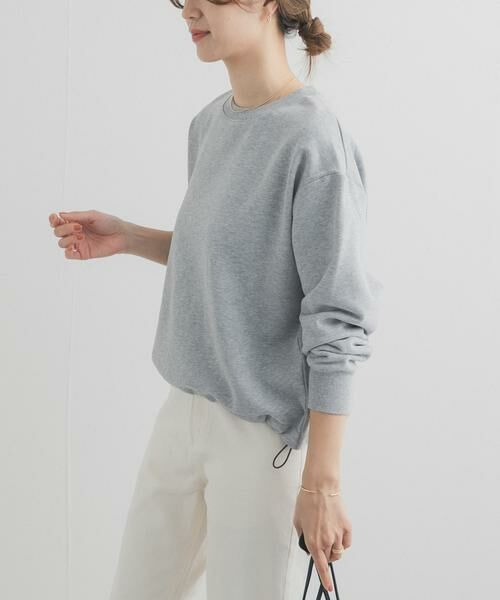 URBAN RESEARCH DOORS / アーバンリサーチ ドアーズ スウェット | コットンスウェットヘムドロストプルオーバー | 詳細24