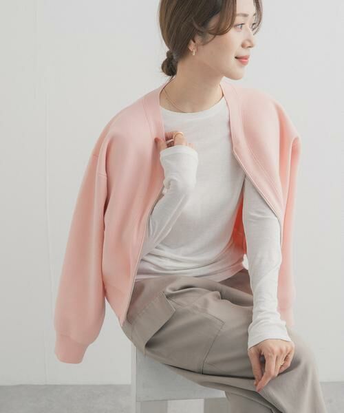 URBAN RESEARCH DOORS / アーバンリサーチ ドアーズ Tシャツ | リネン混シアーロングスリーブTシャツ | 詳細3