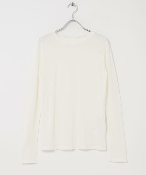 URBAN RESEARCH DOORS / アーバンリサーチ ドアーズ Tシャツ | リネン混シアーロングスリーブTシャツ | 詳細4