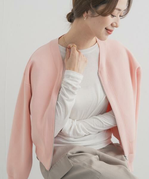 URBAN RESEARCH DOORS / アーバンリサーチ ドアーズ Tシャツ | リネン混シアーロングスリーブTシャツ（オフホワイト）