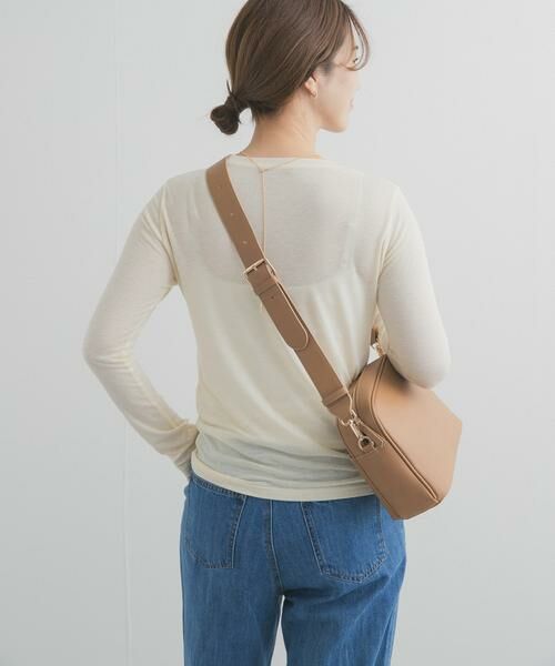 URBAN RESEARCH DOORS / アーバンリサーチ ドアーズ Tシャツ | リネン混シアーロングスリーブTシャツ | 詳細11