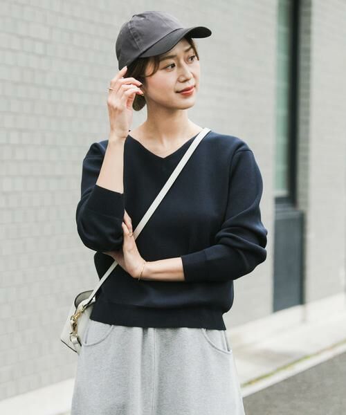 URBAN RESEARCH DOORS / アーバンリサーチ ドアーズ ニット・セーター | 『UR TECH Renew Knit』Vネックプルオーバー | 詳細3