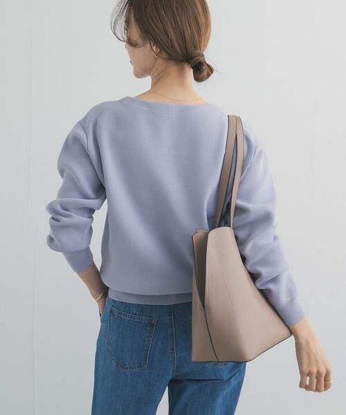 URBAN RESEARCH DOORS / アーバンリサーチ ドアーズ ニット・セーター | 『UR TECH Renew Knit』Vネックプルオーバー | 詳細17