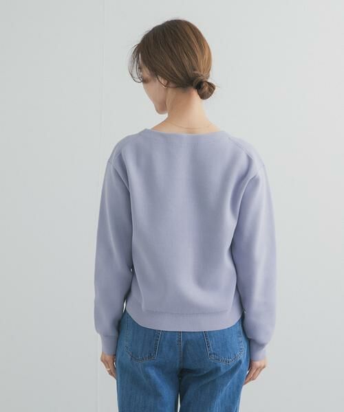 URBAN RESEARCH DOORS / アーバンリサーチ ドアーズ ニット・セーター | 『UR TECH Renew Knit』Vネックプルオーバー | 詳細22