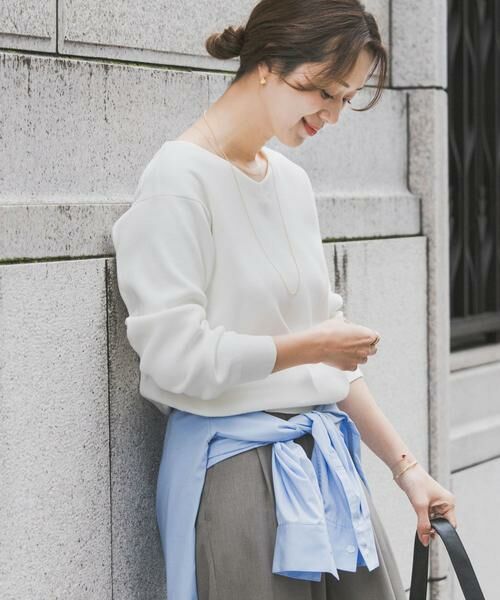 URBAN RESEARCH DOORS / アーバンリサーチ ドアーズ ニット・セーター | 『UR TECH Renew Knit』Vネックプルオーバー | 詳細25