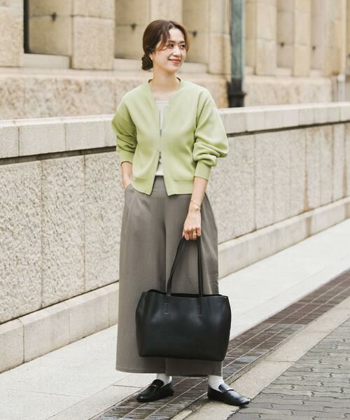 URBAN RESEARCH DOORS / アーバンリサーチ ドアーズ カーディガン・ボレロ | 『UR TECH Renew Knit』VネックZIPカーディガン | 詳細7