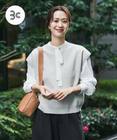 URBAN RESEARCH DOORS / アーバンリサーチ ドアーズ ベスト | 『UR TECH Renew Knit』2WAYベスト