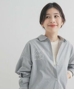 URBAN RESEARCH DOORS / アーバンリサーチ ドアーズ シャツ・ブラウス | 刺繍チェックシャツ