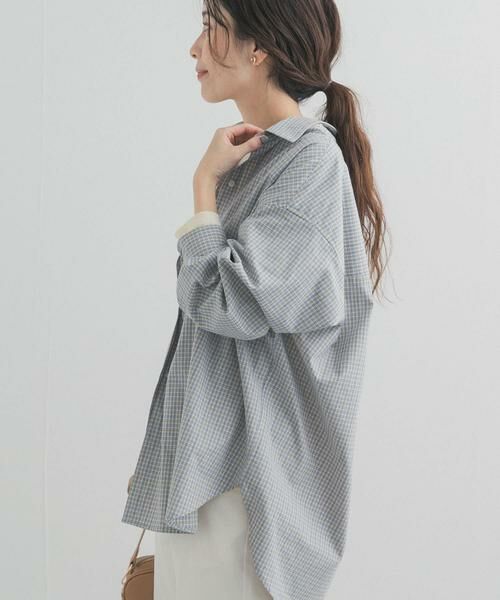 URBAN RESEARCH DOORS / アーバンリサーチ ドアーズ シャツ・ブラウス | 刺繍チェックシャツ | 詳細3