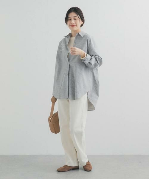 URBAN RESEARCH DOORS / アーバンリサーチ ドアーズ シャツ・ブラウス | 刺繍チェックシャツ | 詳細7