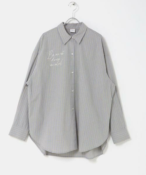 URBAN RESEARCH DOORS / アーバンリサーチ ドアーズ シャツ・ブラウス | 刺繍チェックシャツ | 詳細8