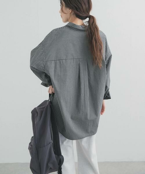 URBAN RESEARCH DOORS / アーバンリサーチ ドアーズ シャツ・ブラウス | 刺繍チェックシャツ | 詳細18