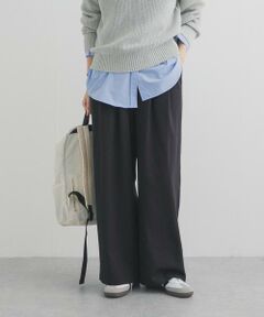 URBAN RESEARCH DOORS / アーバンリサーチ ドアーズ その他パンツ | 『UR TECH』完声タックギャザーワイドパンツ