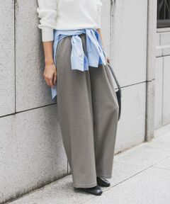 URBAN RESEARCH DOORS / アーバンリサーチ ドアーズ その他パンツ | 『UR TECH』完声タックギャザーワイドパンツ