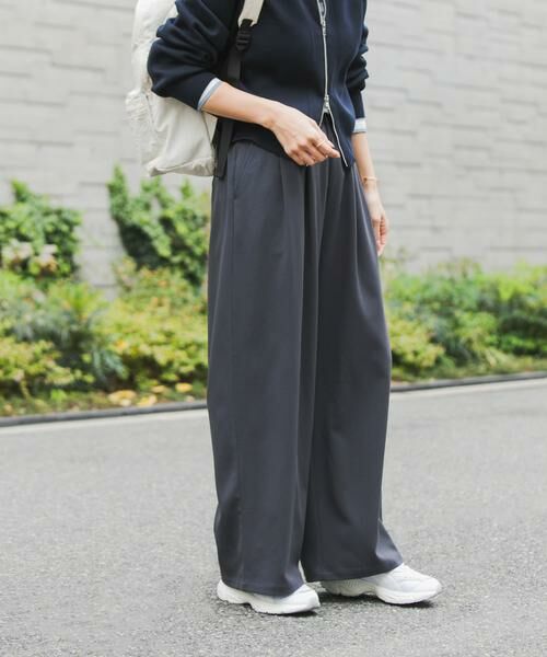 URBAN RESEARCH DOORS / アーバンリサーチ ドアーズ その他パンツ | 『UR TECH』完声タックギャザーワイドパンツ | 詳細11